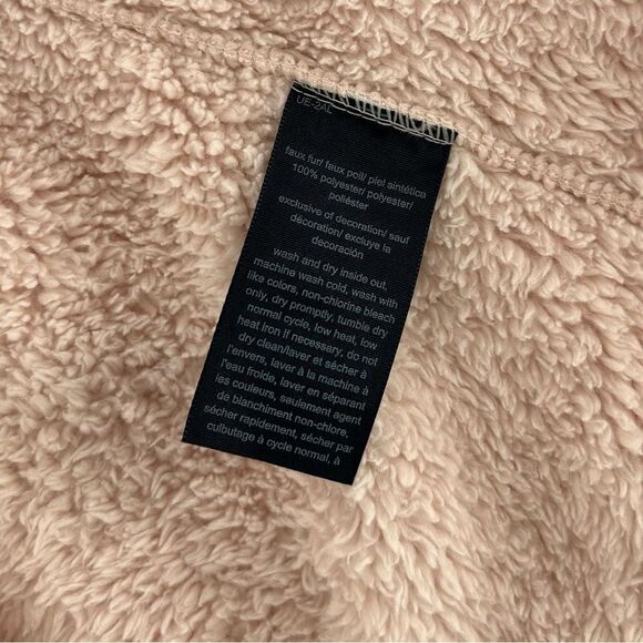 Tommy Hilfiger Fleece Zip Up Light Pink and Gold Vest NWT Medium - Picture 4 of 9